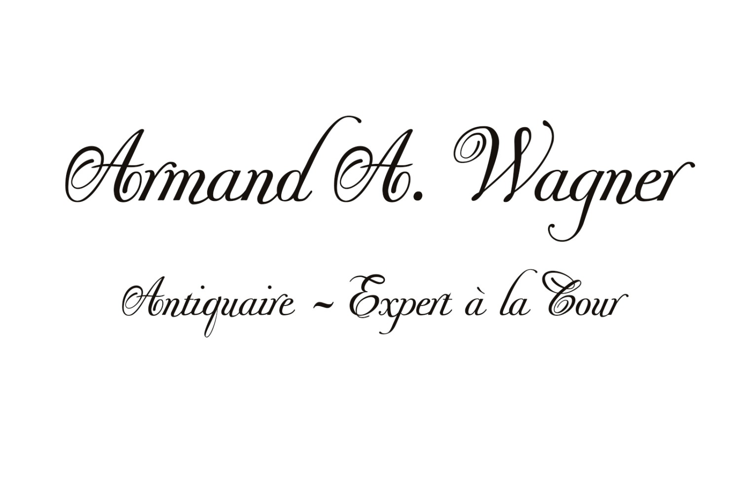 Wagner Armand Antiquaire promo